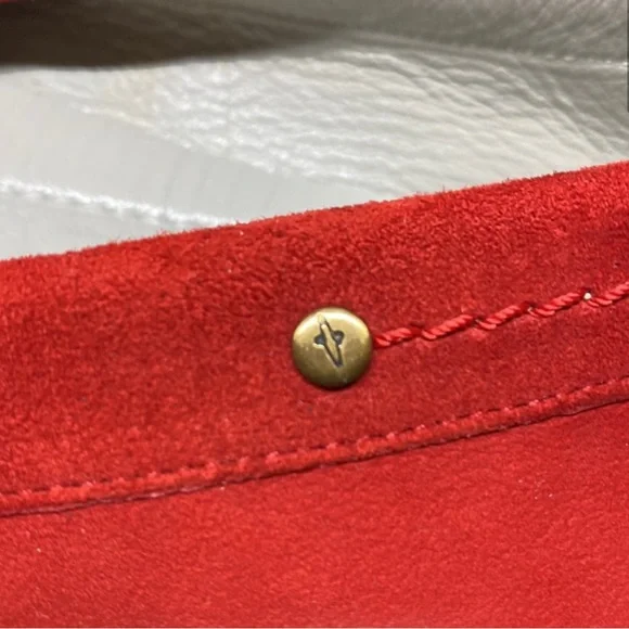 Cesare Paciotti Red Velvet Loafers Men